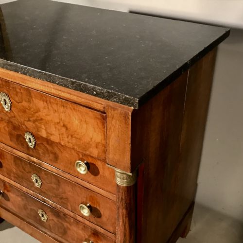 SUPER QUALITY SMALL FRENCH EMPIRE COMMODE CHEST - ADDITIONAL PHOTO 5