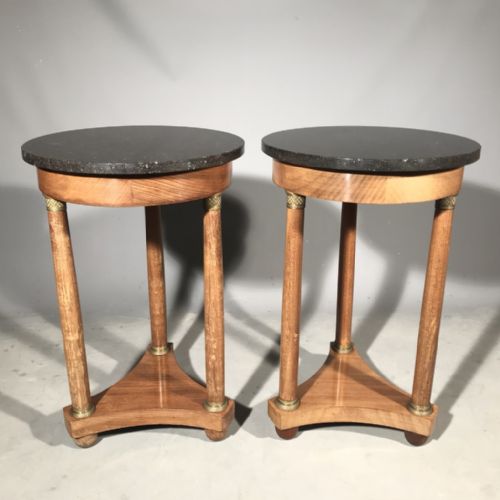 original pair of french empire sofa tables - CATEGORY: ANTIQUE TABLES - DATED 19TH CENTURY