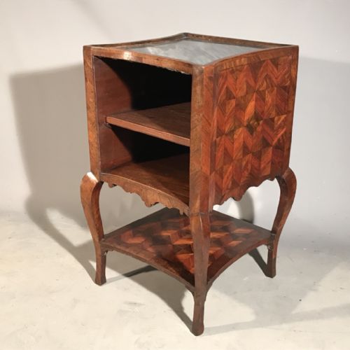 c19th italian parquetry lamp table - CATEGORY: ANTIQUE FURNITURE - DATED 19TH CENTURY