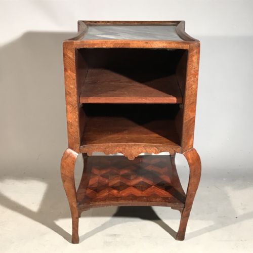 C19TH ITALIAN PARQUETRY LAMP TABLE - ADDITIONAL PHOTO 4