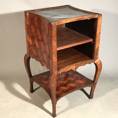 C19TH ITALIAN PARQUETRY LAMP TABLE - ADDITIONAL PHOTO 6