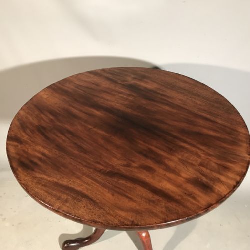 GOOD GEORGIAN TILT TOP TABLE 68CM D - ADDITIONAL PHOTO 2