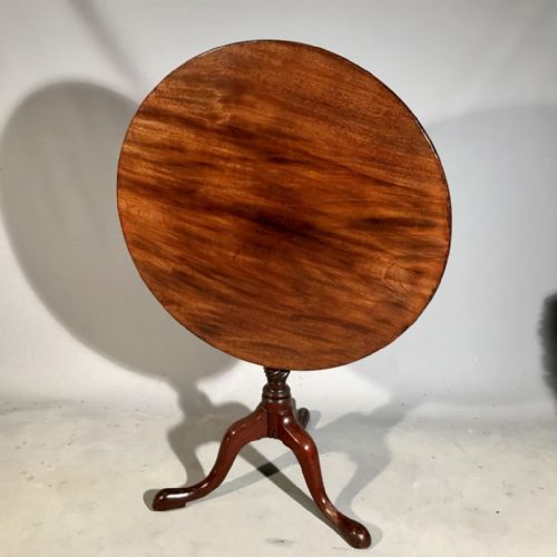 GOOD GEORGIAN TILT TOP TABLE 68CM D - ADDITIONAL PHOTO 3