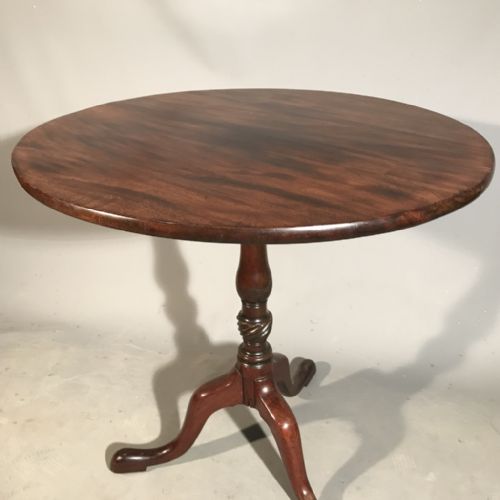 GOOD GEORGIAN TILT TOP TABLE 68CM D - ADDITIONAL PHOTO 5