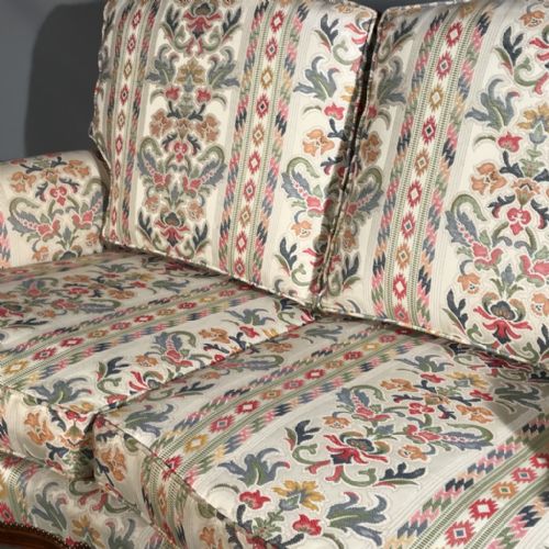 GENEROUS FRENCH 2 SEATER SOFA - ADDITIONAL PHOTO 3