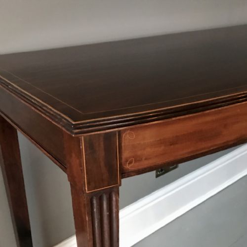 SLIGHT BOW FRONTED GEORGIAN STYLE SERVER TABLE - ADDITIONAL PHOTO 1