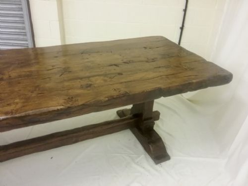 HUGE 3M LONG FRENCH OAK MONASTERY TABLE - ADDITIONAL PHOTO 7