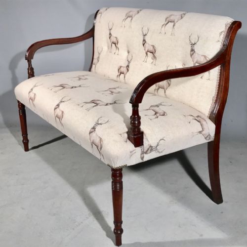 regency 2 seater salon sofa - CATEGORY: ANTIQUE SOFAS - DATED 19TH CENTURY