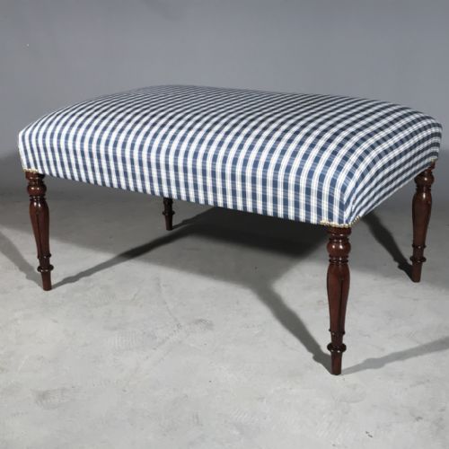 william iv rosewood centre stool - CATEGORY: ANTIQUE STOOLS - DATED 19TH CENTURY