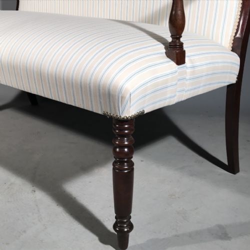 REGENCY 2 SEAT WINDOW SEAT WITH REGENCY STRIPE - ADDITIONAL PHOTO 1