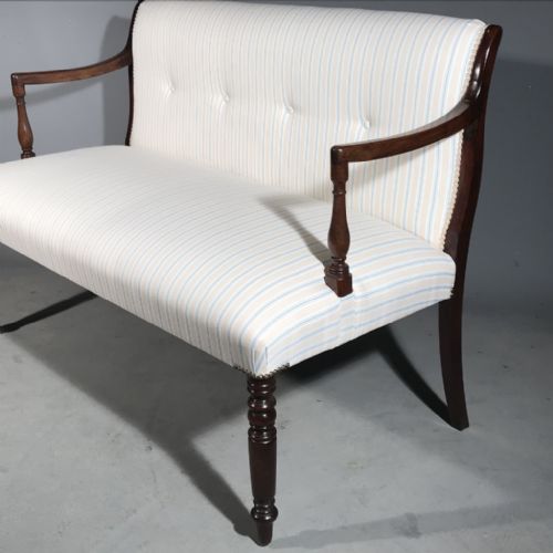 REGENCY 2 SEAT WINDOW SEAT WITH REGENCY STRIPE - ADDITIONAL PHOTO 3