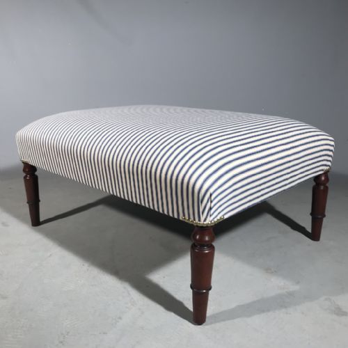 WILLIAM IV FOOTSTOOL 81CM X 61CM - ADDITIONAL PHOTO 1