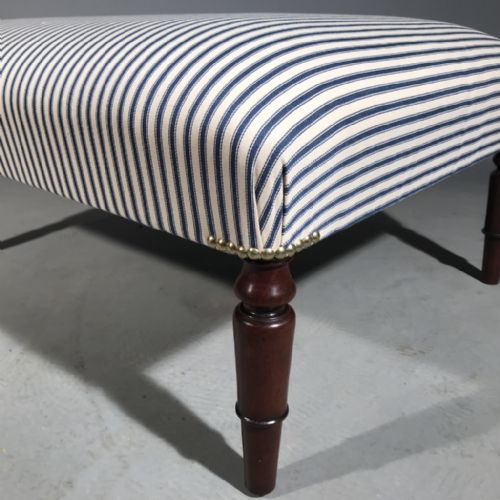 WILLIAM IV FOOTSTOOL 81CM X 61CM - ADDITIONAL PHOTO 2