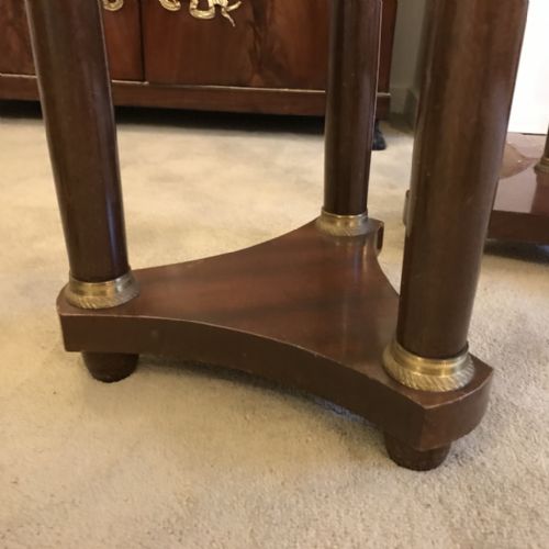 PAIR OF FRENCH EMPIRE SIDE TABLES - ADDITIONAL PHOTO 2