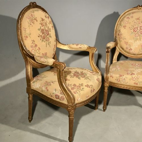 PAIR OF C19TH GILT ARMCHAIRS - ADDITIONAL PHOTO 2