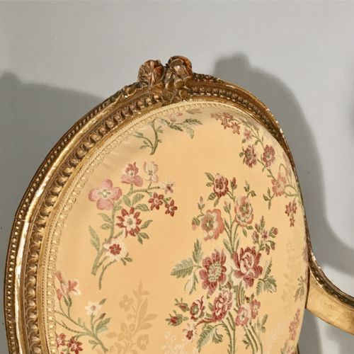 PAIR OF C19TH GILT ARMCHAIRS - ADDITIONAL PHOTO 9