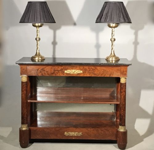 c19th french empire console table - CATEGORY: ANTIQUE TABLES - DATED 1850