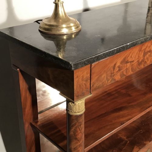 C19TH FRENCH EMPIRE CONSOLE TABLE - ADDITIONAL PHOTO 2