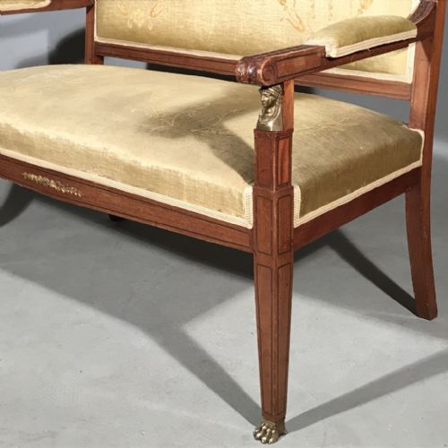 FRENCH EMPIRE 2 SEATER SOFA - ADDITIONAL PHOTO 1