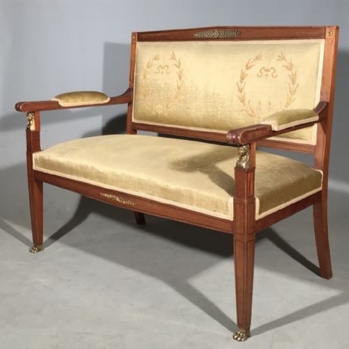 french empire 2 seater sofa - CATEGORY: ANTIQUE SOFAS - DATED 19TH CENTURY