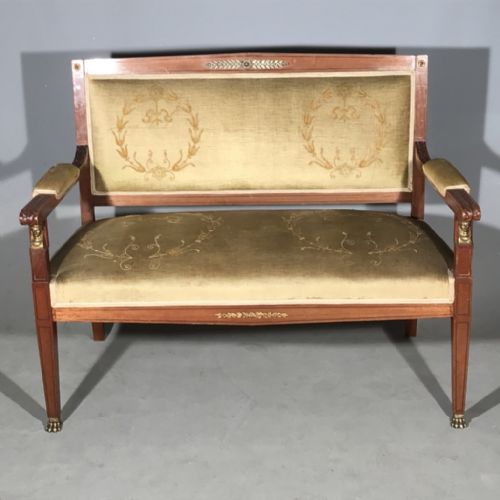 FRENCH EMPIRE 2 SEATER SOFA - ADDITIONAL PHOTO 2