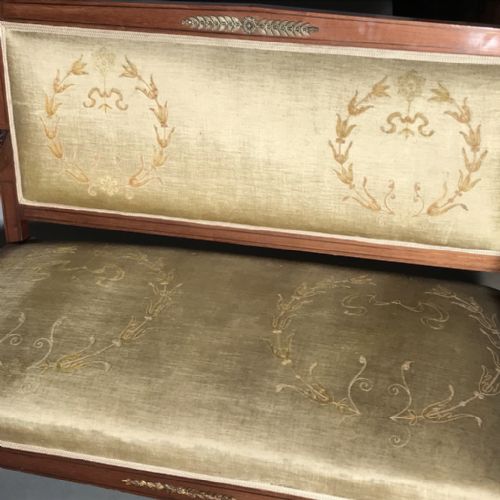 FRENCH EMPIRE 2 SEATER SOFA - ADDITIONAL PHOTO 7