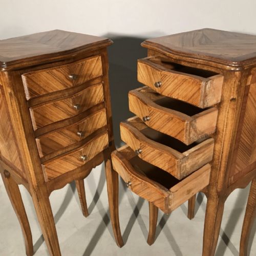 PAIR OF SLIM FRENCH SIDE TABLES - ADDITIONAL PHOTO 3