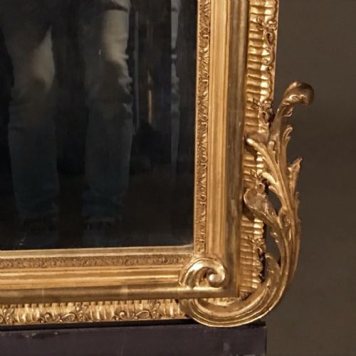 LARGE FRENCH GILT MIRROR 166CM - ADDITIONAL PHOTO 1