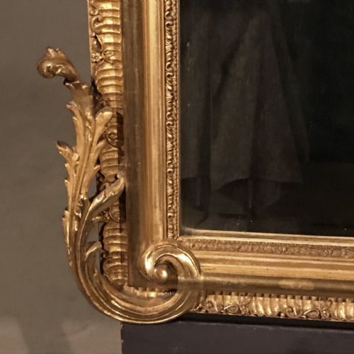LARGE FRENCH GILT MIRROR 166CM - ADDITIONAL PHOTO 4