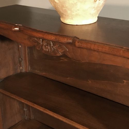 SMALL FRENCH OAK ADJUSTABLE BOOKCASE - ADDITIONAL PHOTO 3