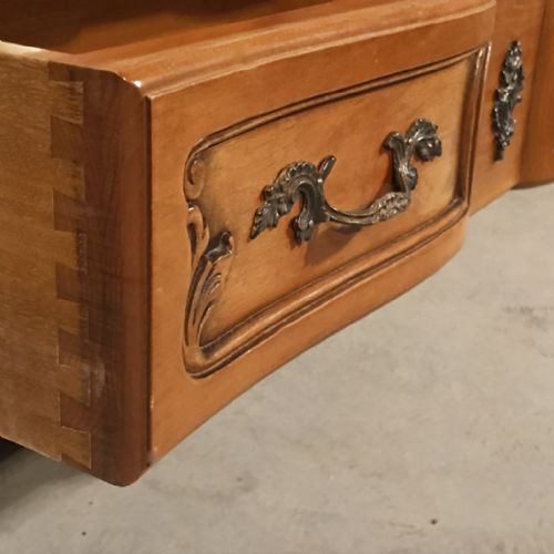 SMALL SIZE FRENCH CHERRY CHEST OF DRAWERS - ADDITIONAL PHOTO 2