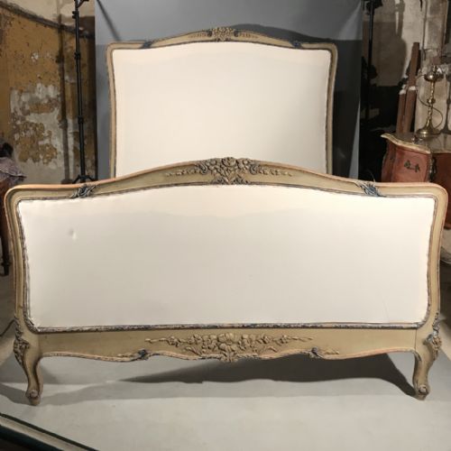 IMPRESSIVE FRENCH KINGSIZE PAINTED BED - ADDITIONAL PHOTO 1