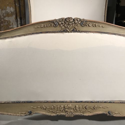 IMPRESSIVE FRENCH KINGSIZE PAINTED BED - ADDITIONAL PHOTO 2