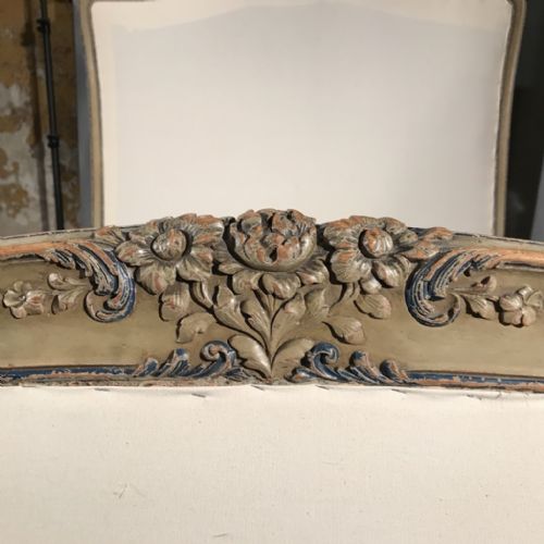 IMPRESSIVE FRENCH KINGSIZE PAINTED BED - ADDITIONAL PHOTO 7