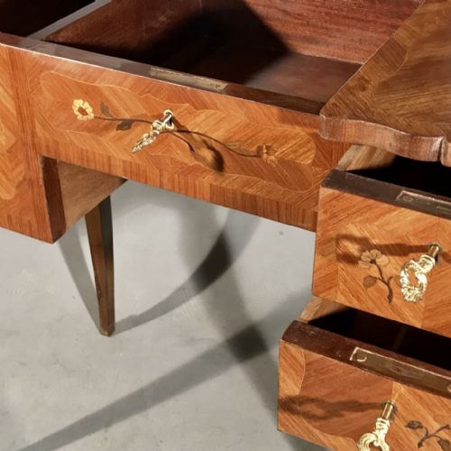 FRENCH MARQUETRY LIFT TOP DRESSING TABLE - ADDITIONAL PHOTO 1