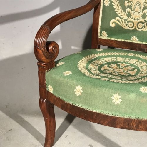 FINE PAIR OF FRENCH EMPIRE OPEN ARMCHAIRS - ADDITIONAL PHOTO 3