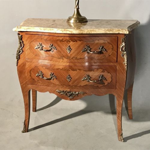 SMALL FRENCH MARQUETRY CHEST OF DRAWERS - ADDITIONAL PHOTO 1