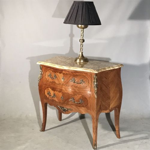 SMALL FRENCH MARQUETRY CHEST OF DRAWERS - ADDITIONAL PHOTO 2