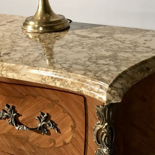 SMALL FRENCH MARQUETRY CHEST OF DRAWERS - ADDITIONAL PHOTO 5