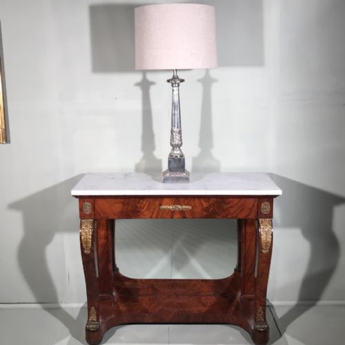 NICKEL PLATED CORINTHIAN COLUMN LAMP - ADDITIONAL PHOTO 4