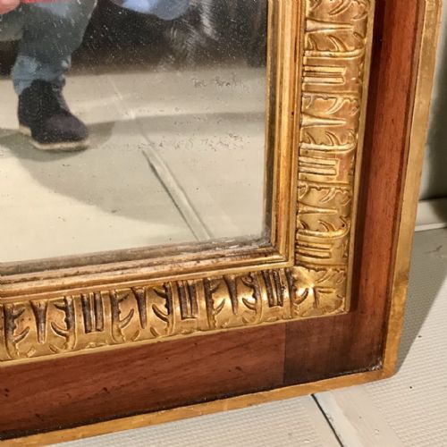 LARGE FRENCH PARCEL GILT TRUMEAU MIRROR 218CM - ADDITIONAL PHOTO 6