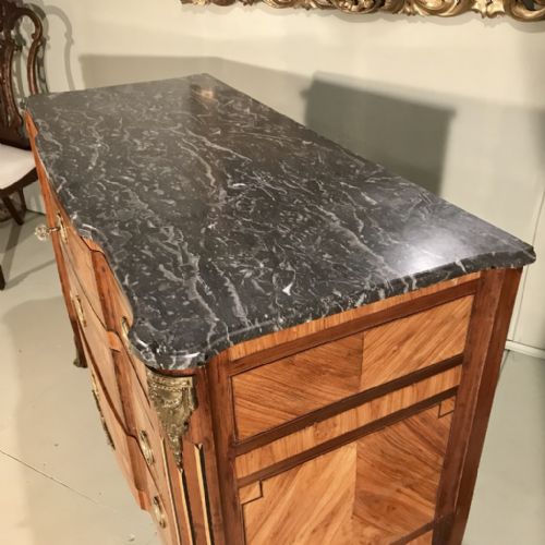 EARLY C19TH LOUIS XVI COMMODE PALE ROSEWOOD - ADDITIONAL PHOTO 2