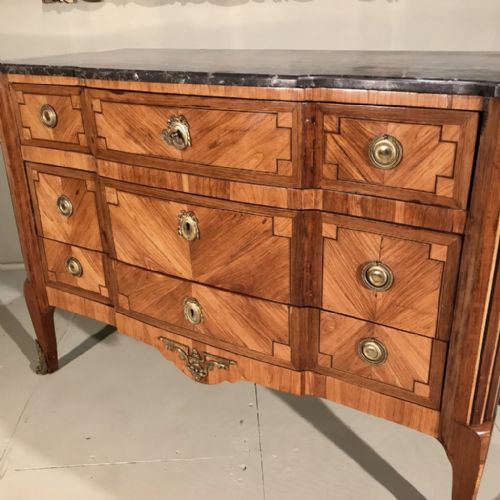 EARLY C19TH LOUIS XVI COMMODE PALE ROSEWOOD - ADDITIONAL PHOTO 7