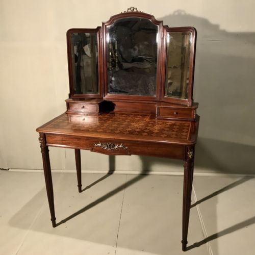 large french empire style dressing table - CATEGORY: ANTIQUE DRESSING TABLES - DATED 1910