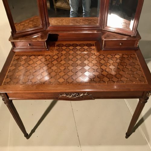 LARGE FRENCH EMPIRE STYLE DRESSING TABLE - ADDITIONAL PHOTO 4