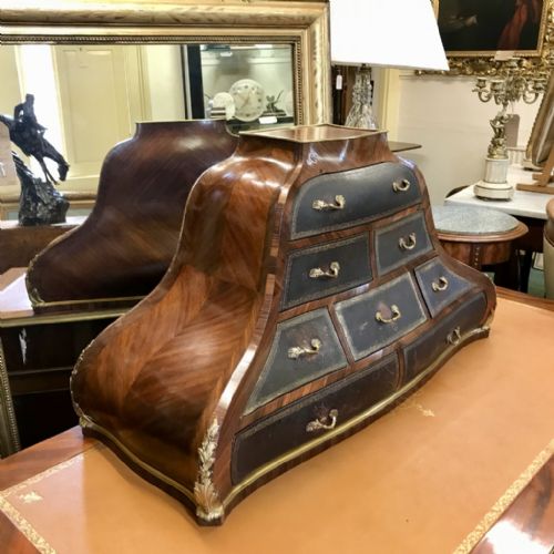 french kingwood louis xv style desk top drawer set - CATEGORY: ANTIQUE CABINETS - DATED 1900