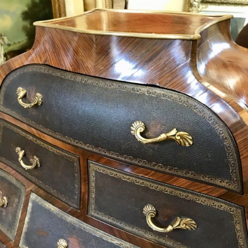 FRENCH KINGWOOD LOUIS XV STYLE DESK TOP DRAWER SET - ADDITIONAL PHOTO 2