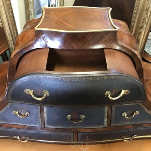 FRENCH KINGWOOD LOUIS XV STYLE DESK TOP DRAWER SET - ADDITIONAL PHOTO 6