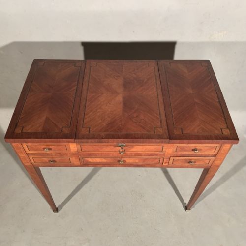 FRENCH LOUIS XVI STYLE HINGED TOP DRESSING TABLE - ADDITIONAL PHOTO 7