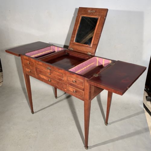FRENCH LOUIS XVI STYLE HINGED TOP DRESSING TABLE - ADDITIONAL PHOTO 11